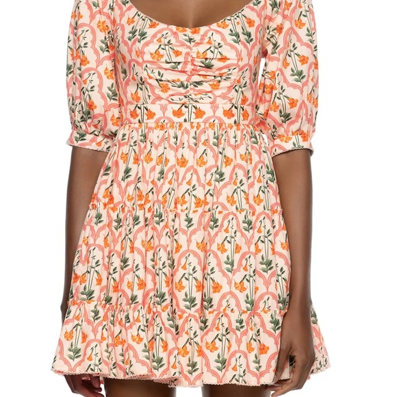 Agua by Agua Bendita Curandera Guanabana Botanico Rosa Dress - Picture 5 of 13